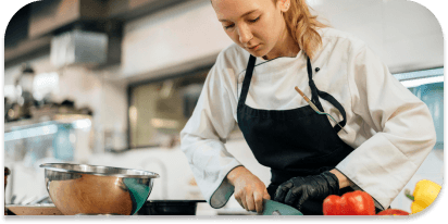 gourmet restaurant about female