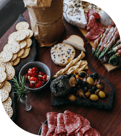 gourmet restaurant menu starters