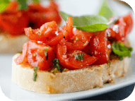 Bruschetta al Pomodoro e Basilico
